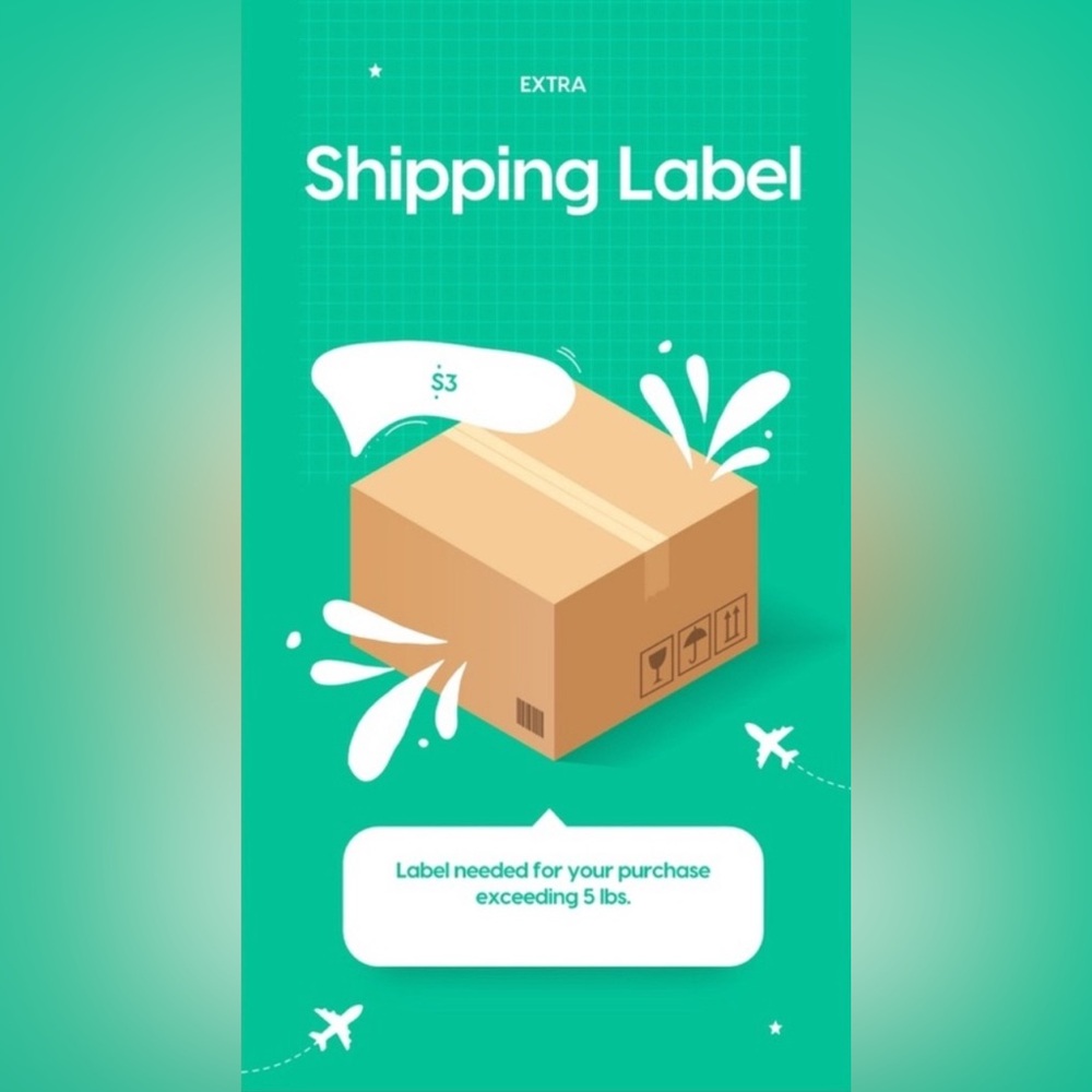 Extra Shipping Label